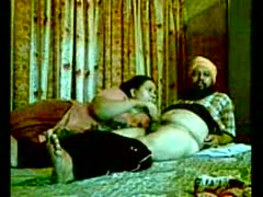 Chubby non-professional Indian married pair bonks in steamy missionary pose